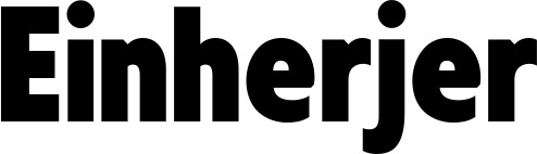 Vorschau des Bootsnamens "Einherjer" als Schriftzug für "Bootsbeschriftung Fett 24"