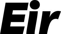Vorschau des Bootsnamens "Eir" als Schriftzug für "Bootsbeschriftung Kursiv 06"