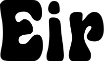 Vorschau des Bootsnamens "Eir" als Schriftzug für "Bootsbeschriftung Klassisch 16"