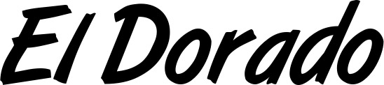 Vorschau des Bootsnamens "El Dorado" als Schriftzug für "Bootsbeschriftung Klassisch 38"