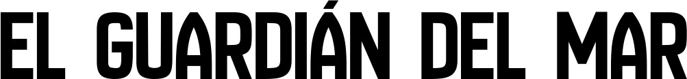 Vorschau des Bootsnamens "El Guardián del Mar" als Schriftzug für "Bootsbeschriftung Neu 58"