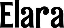 Vorschau des Bootsnamens "Elara" als Schriftzug für "Bootsbeschriftung Neu 68"