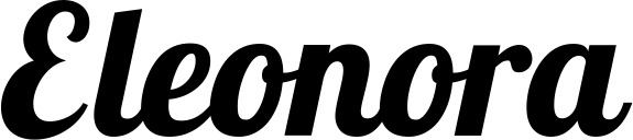 Vorschau des Bootsnamens "Eleonora" als Schriftzug für "Bootsbeschriftung Neu 60"
