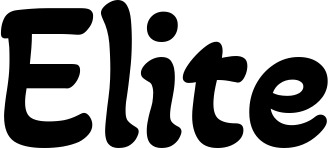 Vorschau des Bootsnamens "Elite" als Schriftzug für "Style Klassisch 103"