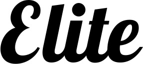 Vorschau des Bootsnamens "Elite" als Schriftzug für "Bootsbeschriftung Neu 60"