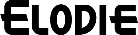 Vorschau des Bootsnamens "Elodie" als Schriftzug für "Bootsbeschriftung Neu 26"