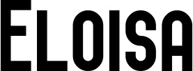 Vorschau des Bootsnamens "Eloisa" als Schriftzug für "Bootsbeschriftung Neu 43"