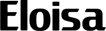 Vorschau des Bootsnamens "Eloisa" als Schriftzug für "Bootsbeschriftung Fett 22"