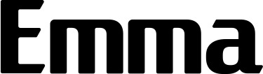 Vorschau des Bootsnamens "Emma" als Schriftzug für "Bootsbeschriftung Fett 22"