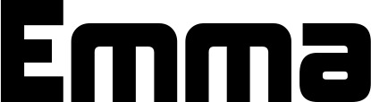 Vorschau des Bootsnamens "Emma" als Schriftzug für "Bootsbeschriftung Neu 25"