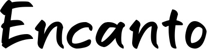Vorschau des Bootsnamens "Encanto" als Schriftzug für "Bootsbeschriftung Klassisch 95"