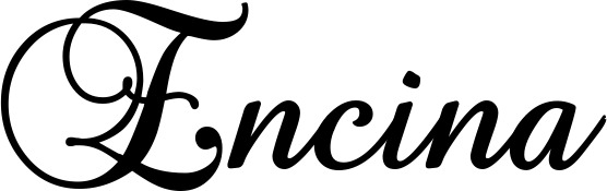 Vorschau des Bootsnamens "Encina" als Schriftzug für "Bootsbeschriftung Klassisch 02-A"