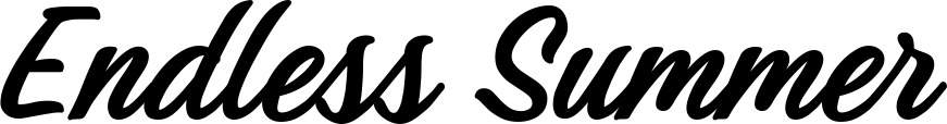 Vorschau des Bootsnamens "Endless Summer" als Schriftzug für "Bootsbeschriftung Klassisch 48"