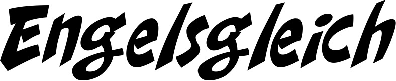 Vorschau des Bootsnamens "Engelsgleich" als Schriftzug für "Bootsbeschriftung Klassisch 31"