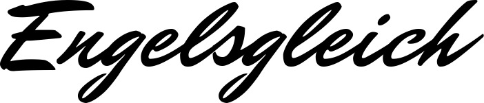 Vorschau des Bootsnamens "Engelsgleich" als Schriftzug für "Bootsbeschriftung Klassisch 82"