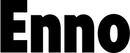 Vorschau des Bootsnamens "Enno" als Schriftzug für "Bootsbeschriftung Fett 24"