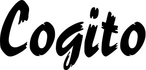 Vorschau des Bootsnamens "Cogito" als Schriftzug für "Bootsbeschriftung Neu 10"