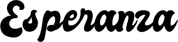 Vorschau des Bootsnamens "Esperanza" als Schriftzug für "Bootsbeschriftung Klassisch 41"