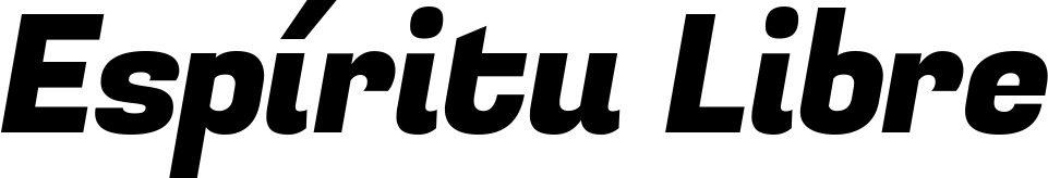 Vorschau des Bootsnamens "Espíritu Libre" als Schriftzug für "Bootsbeschriftung Kursiv 04"