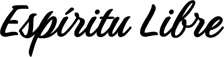 Vorschau des Bootsnamens "Espíritu Libre" als Schriftzug für "Bootsbeschriftung Klassisch 48"