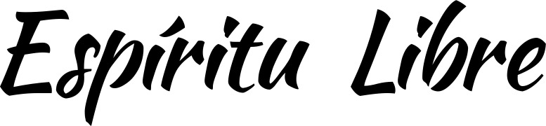 Vorschau des Bootsnamens "Espíritu Libre" als Schriftzug für "Bootsbeschriftung Klassisch 73"