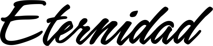 Vorschau des Bootsnamens "Eternidad" als Schriftzug für "Bootsbeschriftung Klassisch 71"
