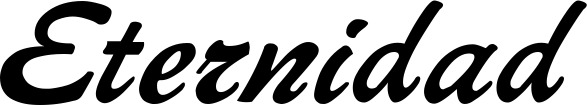 Vorschau des Bootsnamens "Eternidad" als Schriftzug für "Bootsbeschriftung Klassisch 12"