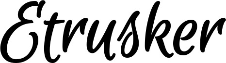 Vorschau des Bootsnamens "Etrusker" als Schriftzug für "Bootsbeschriftung Klassisch 105"