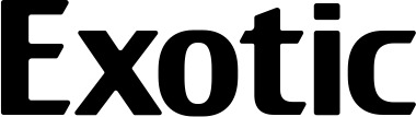 Vorschau des Bootsnamens "Exotic" als Schriftzug für "Bootsbeschriftung Fett 22"