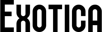 Vorschau des Bootsnamens "Exotica" als Schriftzug für "Bootsbeschriftung Neu 43"
