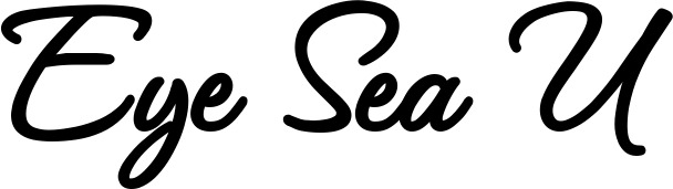Vorschau des Bootsnamens "Eye Sea U" als Schriftzug für "Bootsbeschriftung Klassisch 111"