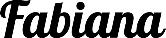 Vorschau des Bootsnamens "Fabiana" als Schriftzug für "Bootsbeschriftung Neu 60"