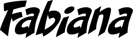 Vorschau des Bootsnamens "Fabiana" als Schriftzug für "Bootsbeschriftung Klassisch 31"