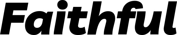 Vorschau des Bootsnamens "Faithful" als Schriftzug für "Bootsbeschriftung Kursiv 06"