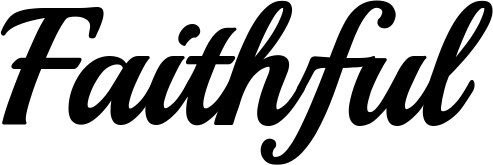 Vorschau des Bootsnamens "Faithful" als Schriftzug für "Bootsbeschriftung Klassisch 86"