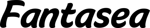 Vorschau des Bootsnamens "Fantasea" als Schriftzug für "Bootsbeschriftung Klassisch 14"