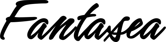 Vorschau des Bootsnamens "Fantasea" als Schriftzug für "Bootsbeschriftung Klassisch 71"