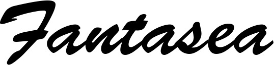 Vorschau des Bootsnamens "Fantasea" als Schriftzug für "Bootsbeschriftung Klassisch 03"