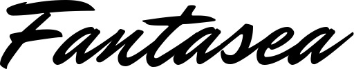 Vorschau des Bootsnamens "Fantasea" als Schriftzug für "Bootsbeschriftung Klassisch 82"