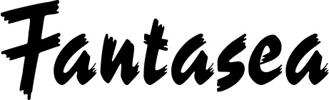 Vorschau des Bootsnamens "Fantasea" als Schriftzug für "Bootsbeschriftung Neu 10"