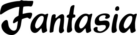 Vorschau des Bootsnamens "Fantasia" als Schriftzug für "Bootsbeschriftung Klassisch 15"