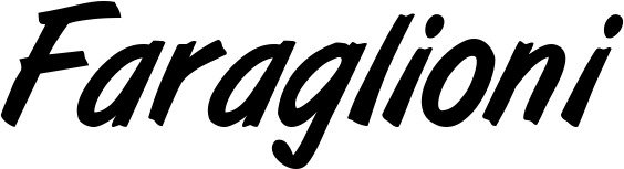 Vorschau des Bootsnamens "Faraglioni" als Schriftzug für "Bootsbeschriftung Klassisch 38"