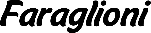 Vorschau des Bootsnamens "Faraglioni" als Schriftzug für "Bootsbeschriftung Klassisch 14"