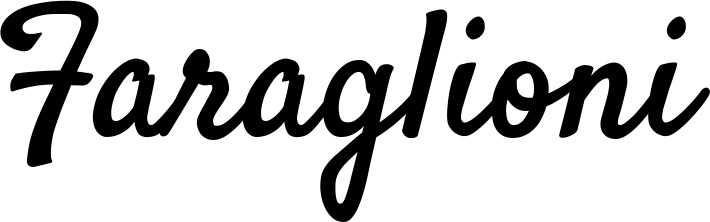 Vorschau des Bootsnamens "Faraglioni" als Schriftzug für "Bootsbeschriftung Klassisch 96"
