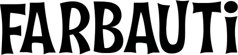 Vorschau des Bootsnamens "Farbauti" als Schriftzug für "Bootsbeschriftung Klassisch 27"