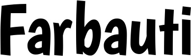 Vorschau des Bootsnamens "Farbauti" als Schriftzug für "Bootsbeschriftung Neu 36"