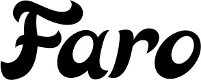 Vorschau des Bootsnamens "Faro" als Schriftzug für "Bootsbeschriftung Klassisch 33"
