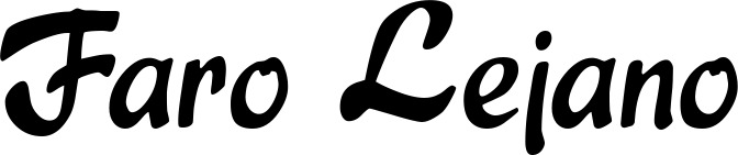 Vorschau des Bootsnamens "Faro Lejano" als Schriftzug für "Bootsbeschriftung Klassisch 15"