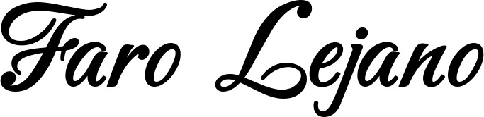 Vorschau des Bootsnamens "Faro Lejano" als Schriftzug für "Bootsbeschriftung Klassisch 50"