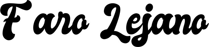 Vorschau des Bootsnamens "Faro Lejano" als Schriftzug für "Bootsbeschriftung Klassisch 41"